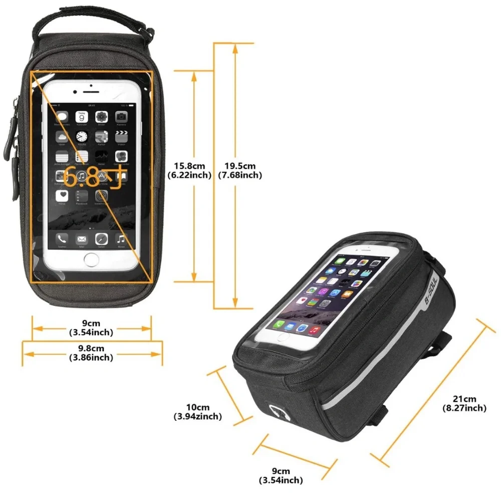 Awesome Waterproof Bike Mount Phone/Makeup Bag NWT